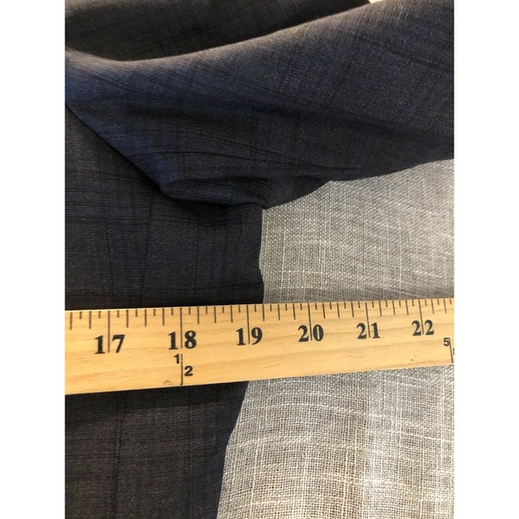 Hickey Freeman Blazer 40L Gray Glen Plaid Wool Suit Coat Jacket Career Casual